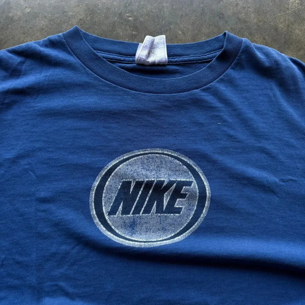 Vintage 90s‎ Faded Blue Nike T-shirt